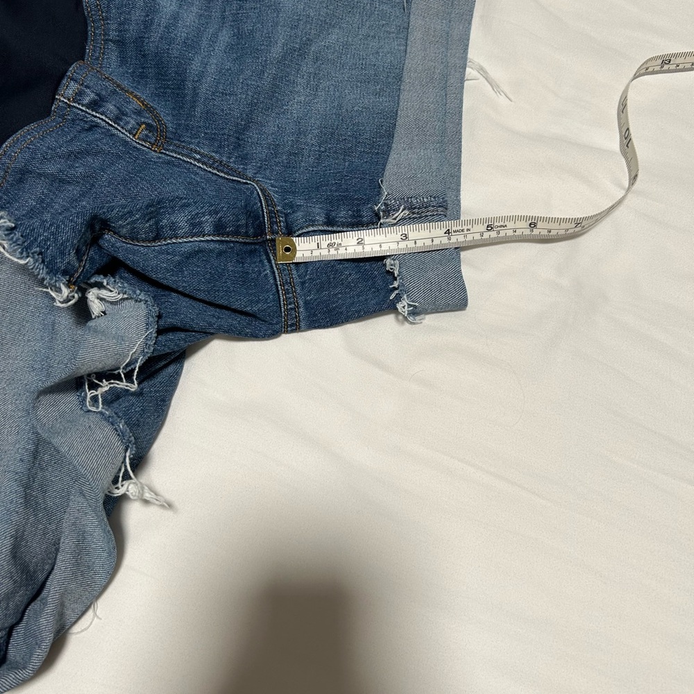 Isabel Maternity by Ingrid & Isabel High Waist Denim Shorts - Picture 6 of 8